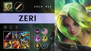 Zeri Mid vs Akali - NA Master Patch 25.23
