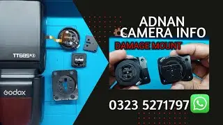 GODOX flash hot shoe replacement || Godox TT685II || ADNAN CAMERA INFO