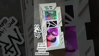 vga cover xfx rx 580 custom logo led argb by modif pc garut