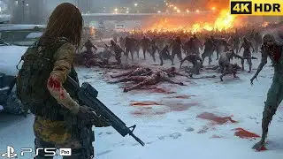 SURVIVING  MOSCOW IN ZOMBIES ATTACK (PS5 PRO) Immersive Realistic ULTRA Graphics (4K 60FPS HDR)