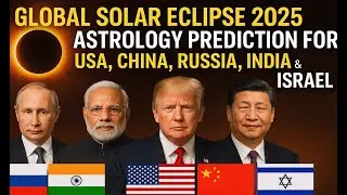 Астрологический прогноз глобального солнечного затмения 2025 года для США, Китая, России, Индии и...