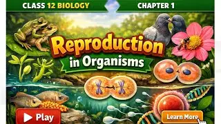 🔬 Class 12 Biology | Chapter 1 &ndash; Reproduction in Organisms 🌱