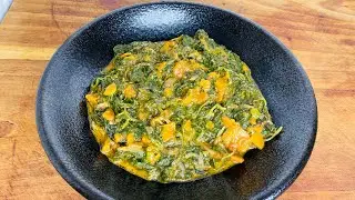 Jinsi Ya Kupika Mchicha Wa Nazi//How To Cook Vegetables Mixed With Coconut Milk.
