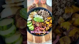 Cozy Sweet Potato Bowl with Figs, Avocado & Fall Flavor 🍐🍁✨
