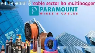 paramount cables and wire share analysis | high growth small cap stock