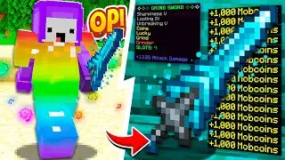 THE ULTIMATE 100% MAXED $MONEY$ GRINDING SWORD *NEW META* | Minecraft Skyblock | minecoremc