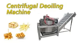 Centrifugal Chips French Fries Dewatering Machine | Fried Food Deoiling Machine