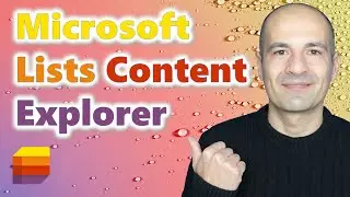 🧭Как создать представление обозревателя контента в списках Microsoft