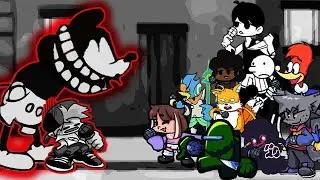 FNF Smile But Every Turn a Different Character Sings 🎤 (FNF but Everyone Sings It)