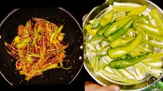  आप भी मेरी तरह ऐसे हरी मिर्च बनाकर खाएं मसालादार दही और पराठे के साथ खाकर मजा आ जाएगा दोस्तों