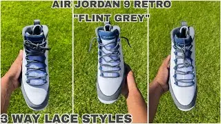 3 WAYS TO LACE AIR JORDAN 9 RETRO 