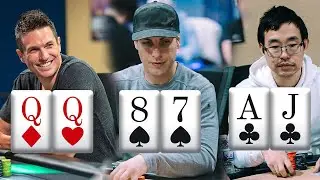Doug Polk Plays 3-WAY POT With Pocket Queens