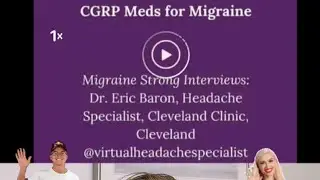 CGRP #migraine medicine discussion and Q+A on #gepants and #CGRP monoclonal antibodies! #neurology