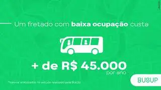 Economize at&eacute; 40% no fretamento da sua empresa com a BusUp Brasil