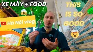 My First Time Riding a Scooter in Hanoi 🇻🇳 | Xe M&aacute;y H&agrave; Nội, Vietnamese Food & Grab Ride