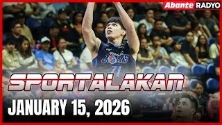 SPORTALAKAN | CJ Cansino pinatalo nga ba Meralco Bolts? | January 15, 2026