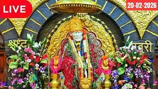 🔴Live Shirdi SaiBaba Darshan - 20 February 2026