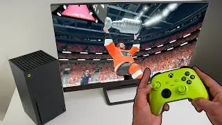 Игровой процесс NHL 21 на Xbox Series X Gamepass