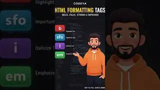 Why Wikipedia Uses Bold & Italic? 🤯 HTML Tags Explained Interview Question | Code With Ayush #coding