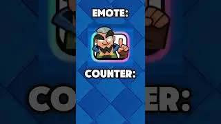 Emotes Hard Counters #shorts #clashroyale