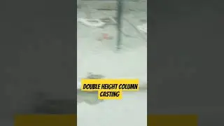 Double height column casting work #doubleheight #column #casting #civilproject #constructionproject