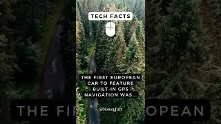 Tech Fact - Revolutionizing EU Car Navigation: The First European GPS-Enabled Car! #shorts