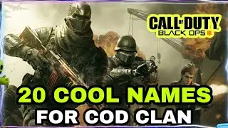 (2020) Top 20 Untaken Clan Name For COD / CALL OF DUTY | New Clan Name for COD |