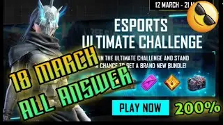 18 MARCH ALL ANSWER ||| FREE FIRE ULTIMATE CHALLENGE 😍