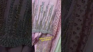 Waheed zari house stone work new design muse dupes#shortsviral #waheedzarihouse