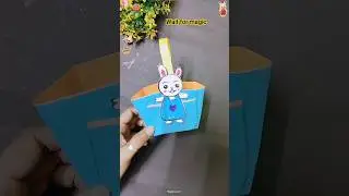 Diy Purse Craft Activities Video 👛 Easy kids paper craft ideas😱💯#trending #shorts #craft #diy #kids