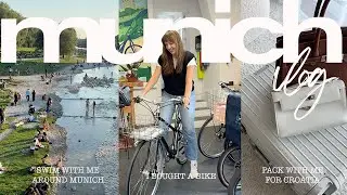 Vlog | My Munich Summer, Bike Rides & Lake Days, Hermes + Zimmermann Packing for Croatia