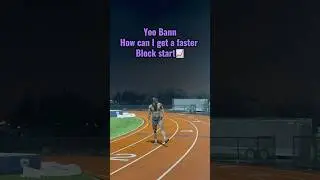 How to get a faster block start! #foryou #fyp #trackandfield #speed #youtubeshorts #athletictraining