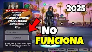 *ERROR* HOW TO ENTER TOURNAMENTS IN FORTNITE!? PROBLEM WITH RANKS AND TOURNAMENTS IN FORTNITE! 2025