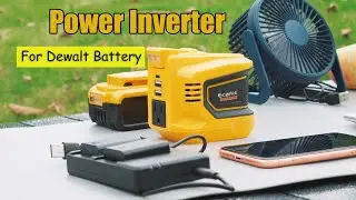 Ecarke 200w Power Inverter for DeWalt Batteries