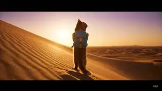 Cat Trekking in the Desert with a Backpack | Hyper-Realistic AI Adventure 🐱🎒🏜️