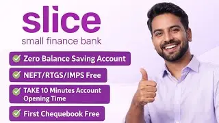 Slice Zero Balance Saving Account Benefits & Charges 2026 I Slice Small Finance Bank I Slice App 