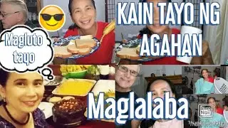 MAGLUTO TAYO KAIN NG AGAHAN AT MAGLABA MGA GAWAING BAHAY + SIMPLING GAWAING BAHAY  |  Gemma Tobey
