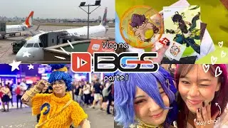 VLOG NA BGS! | Parte 1 - Estande do Genshin, May choi e concurso cosplay
