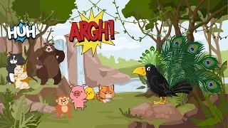 The Clever Peacock and the Jealous Crow | Bed time story | english story | kids story | moral story