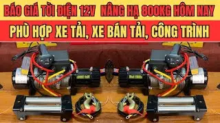 B&aacute;o Gi&aacute; Tời Điện 12V N&acirc;ng Hạ 800kg H&agrave;ng C&ocirc;ng Ty Mới Nhất