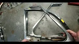 '46 Pontiac Convertible wing window and Quarter Glass frmes: Pot Metal Wielding