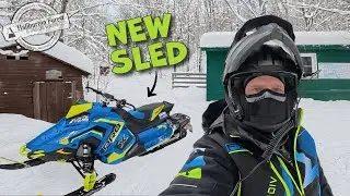 New Sled + Perfect Trails | Haliburton Forest Snowmobiling Day 1