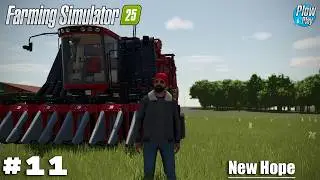 🌲 COTTON HARVESTER AND BIG SOYBEANS FIELD 🚜 Farming Simulator 25 - New Hope | ep. 11 🌱 P&P