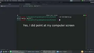 Hello World in Python3!