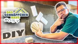 DIY Küchenspiegel OHNE Fugen - Welches Muster? | SCHNÄPPCHENHAUS #037 | Home Build Solution