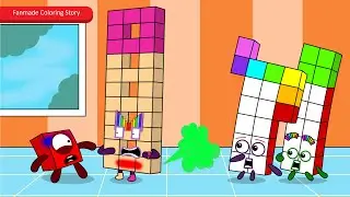 The Silent but Deadly Fart! Why NB 28's Got a Stomach Ache! | Numberblocks Fanmade Coloring Story
