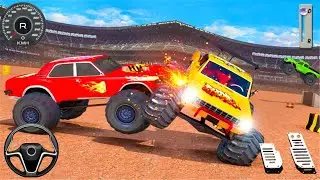 Monster Truck Demolition Derby Games：Emergency Monster Truck Demolition - Android Gameplay
