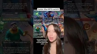 spiderman mtg cards are kinda funny lol #mtg #magicthegathering