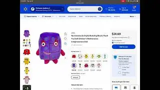 Numberblocks Plush is on Walmart now (￼link in description)￼ (7/8/25 2:46 pm posted)￼