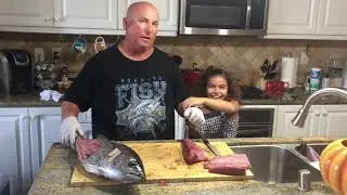 How To Fillet A Tuna at home